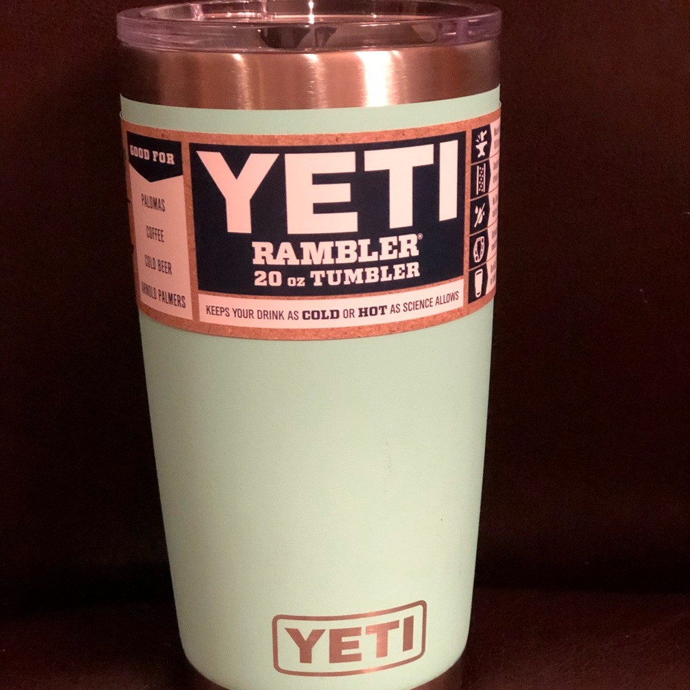 Yeti rambler 20oz tumbler coffee drink mug cup